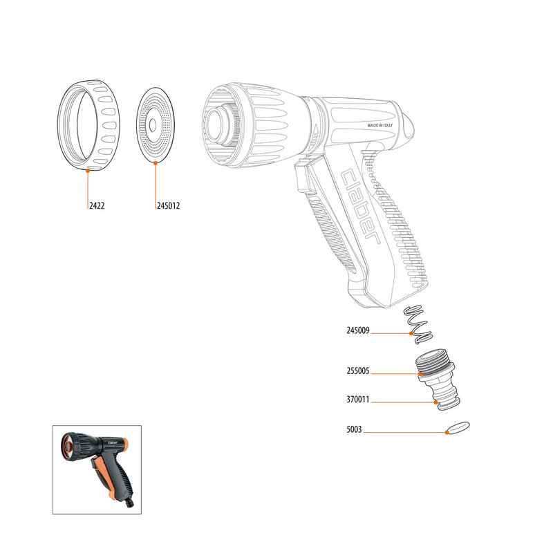 سری آبپاش کلابر مدل 9565