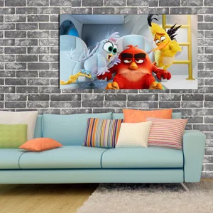 تابلو شاسی کودک مدل Angry Birds کد 23