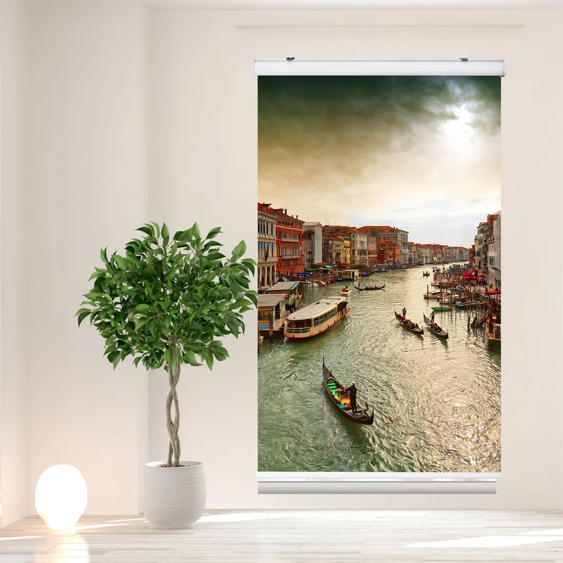 پرده شید زیو کد LS003 سایز 200 × 130 سانتی‌ متر