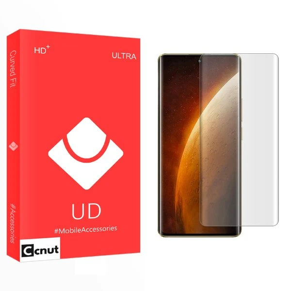 محافظ صفحه نمایش کوکونات مدل UD UV مناسب برای گوشی موبایل ریلمی Narzo 60 Pro  به همراه محافظ پشت گوشی