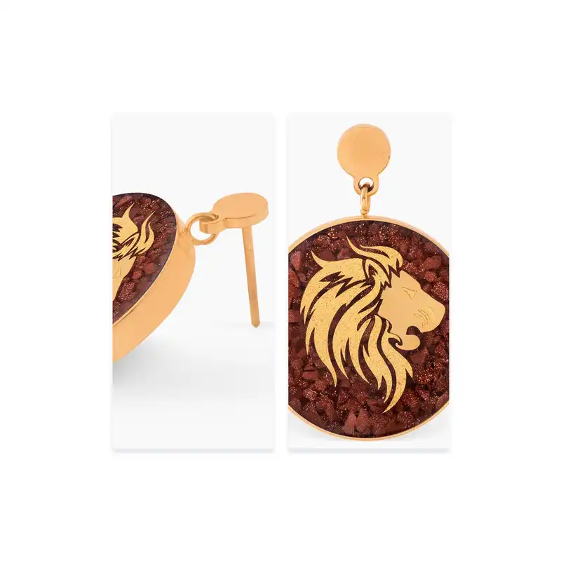 گوشواره زنانه زرسام مدل ماه مرداد کد 10006948