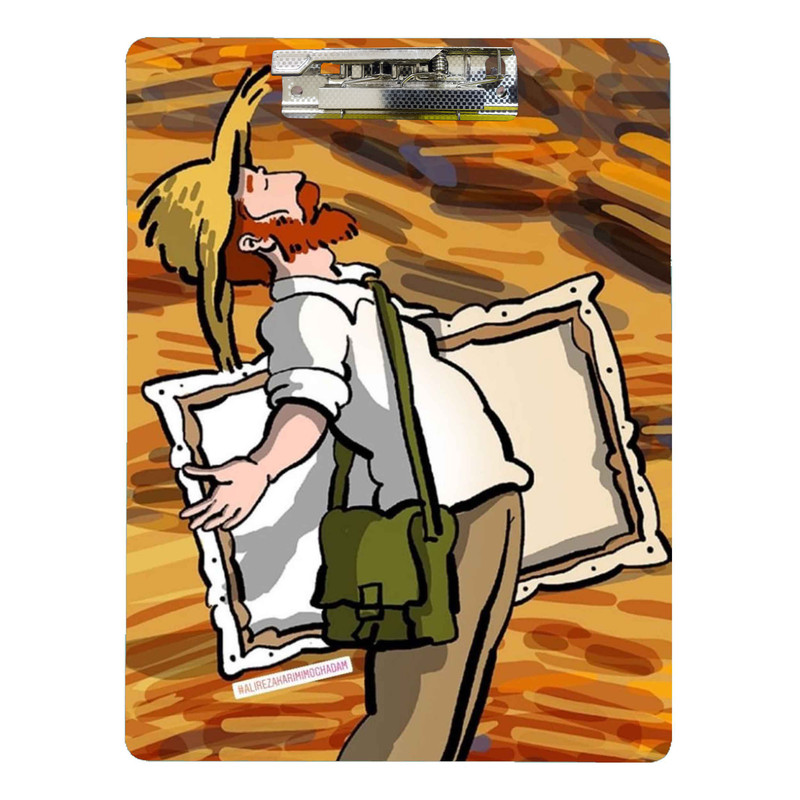 تخته شاسی طرح ونگوک کد 517 سایز A4