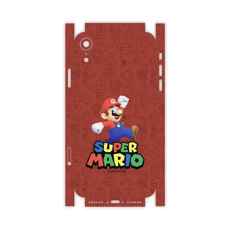 برچسب پوششی ماهوت مدل Super-Mario-Game-FullSkin مناسب برای گوشی موبایل اپل iPhone Xr