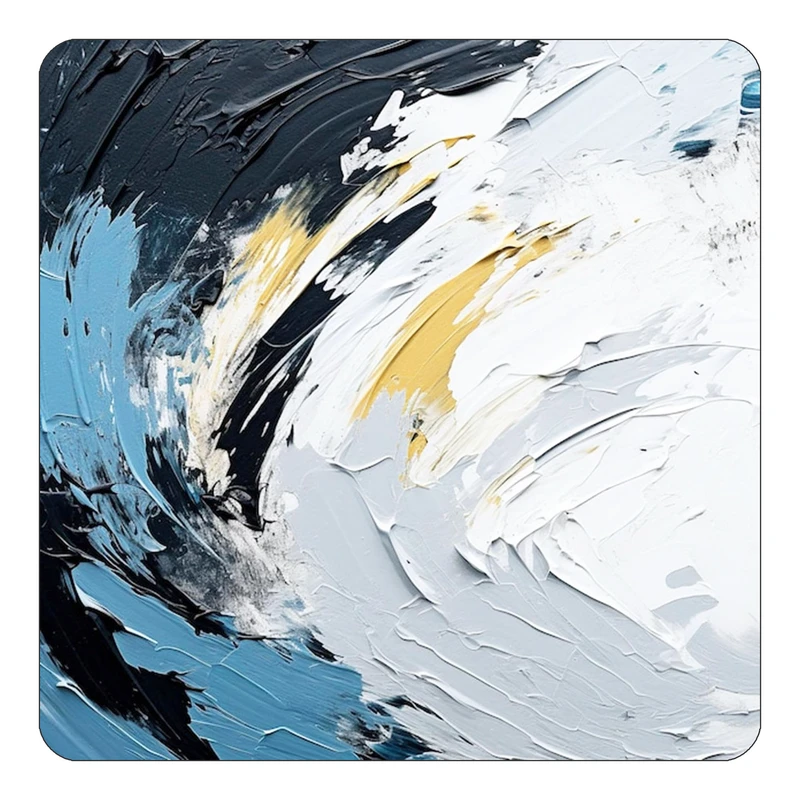 مگنت کاکتی طرح نقاشی رنگ روغن مدل mp70216