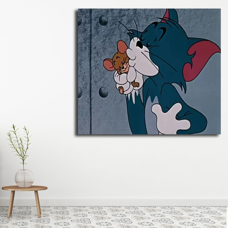  تابلو کودک و نوزاد مدل تام و جری کد 7