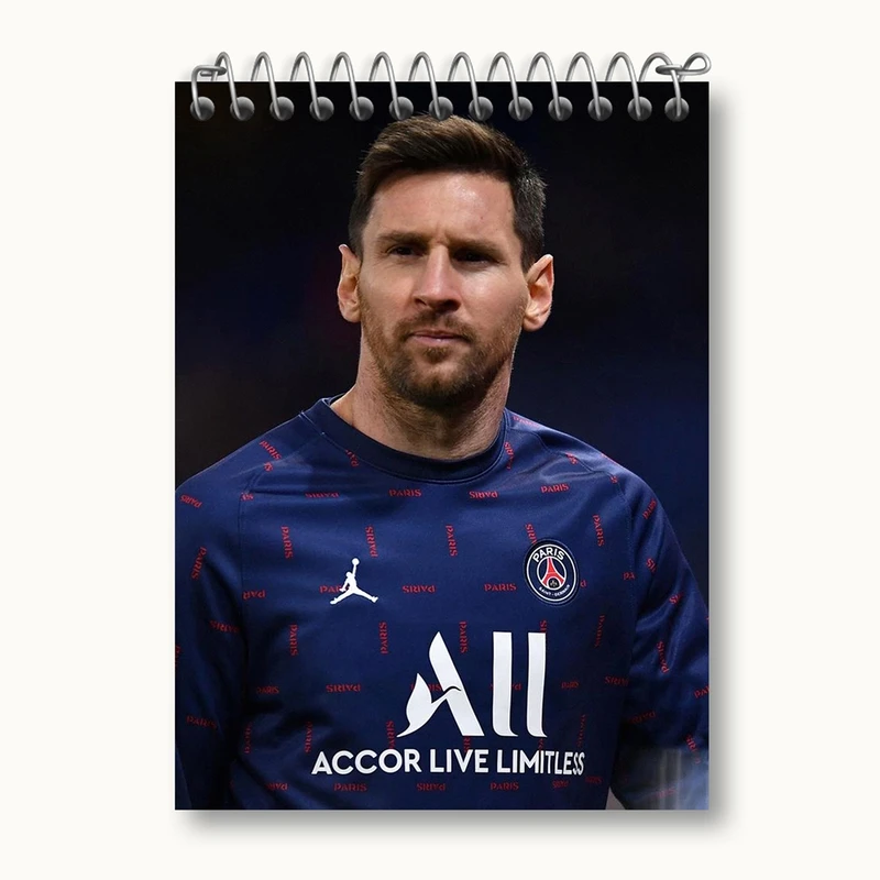 دفتر یادداشت 50 برگ خندالو مدل لیونل مسی کد 13954