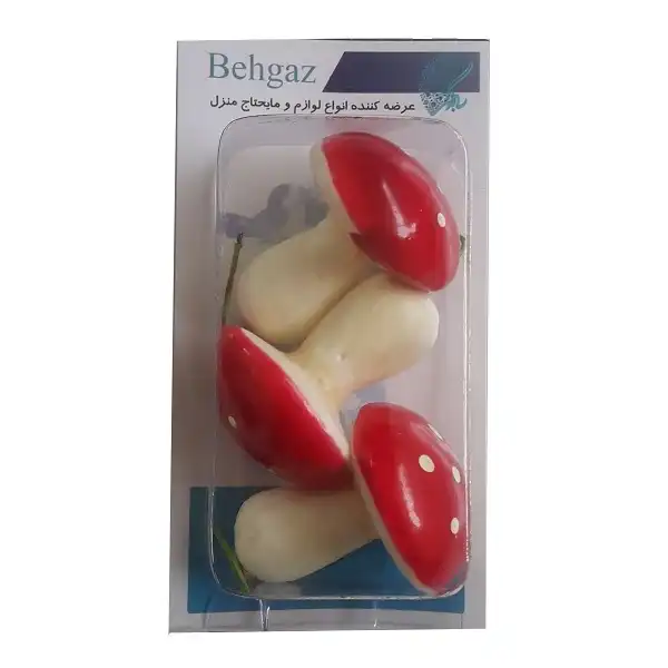 ماکت دکوری به گز مدل قارچ مجموعه 3 عددی