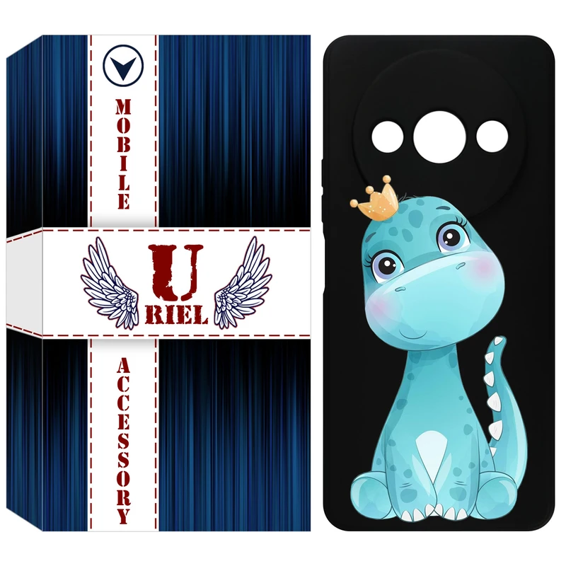 کاور یوریل قاب مدل KSH کد 60 طرح دایناسور مناسب برای گوشی موبایل شیائومی Redmi A3 / A3x