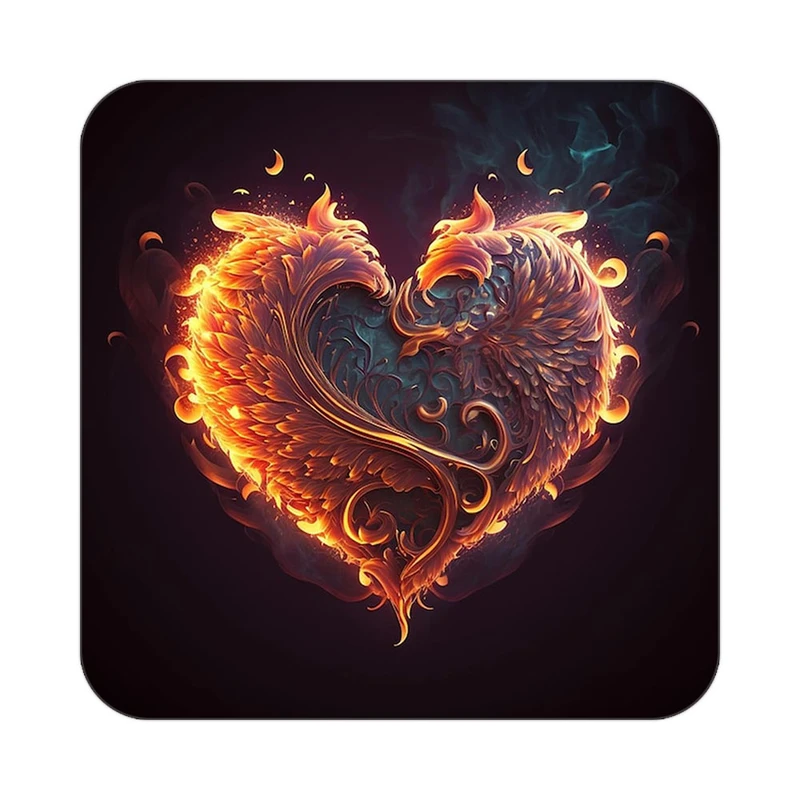 زیر لیوانی کاکتی مدل عاشقانه کد mp13998