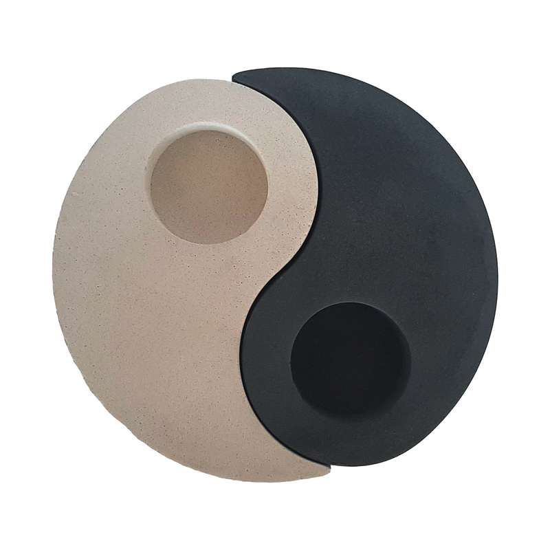 جاشمعی بتنی مدل Yin yang کد ST بسته 2 عددی