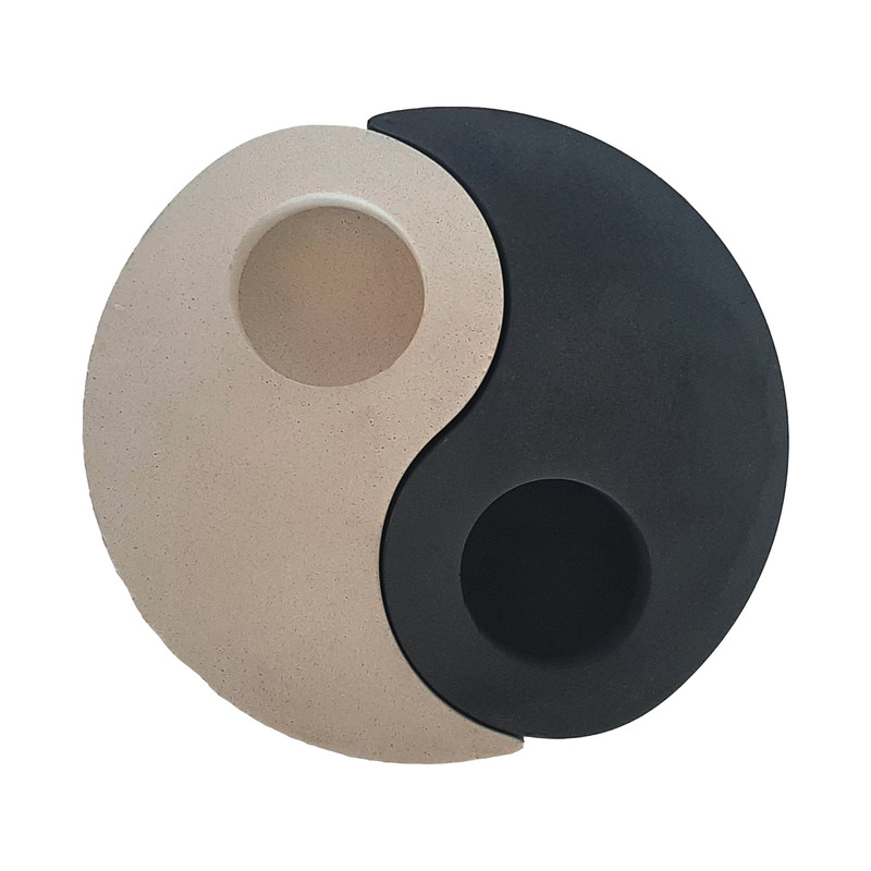 جاشمعی بتنی مدل Yin yang کد ST بسته 2 عددی