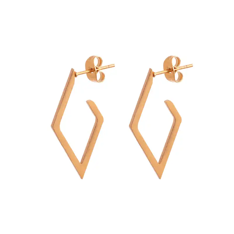 گوشواره زنانه ماصرم مدل لوزی کد ER2072