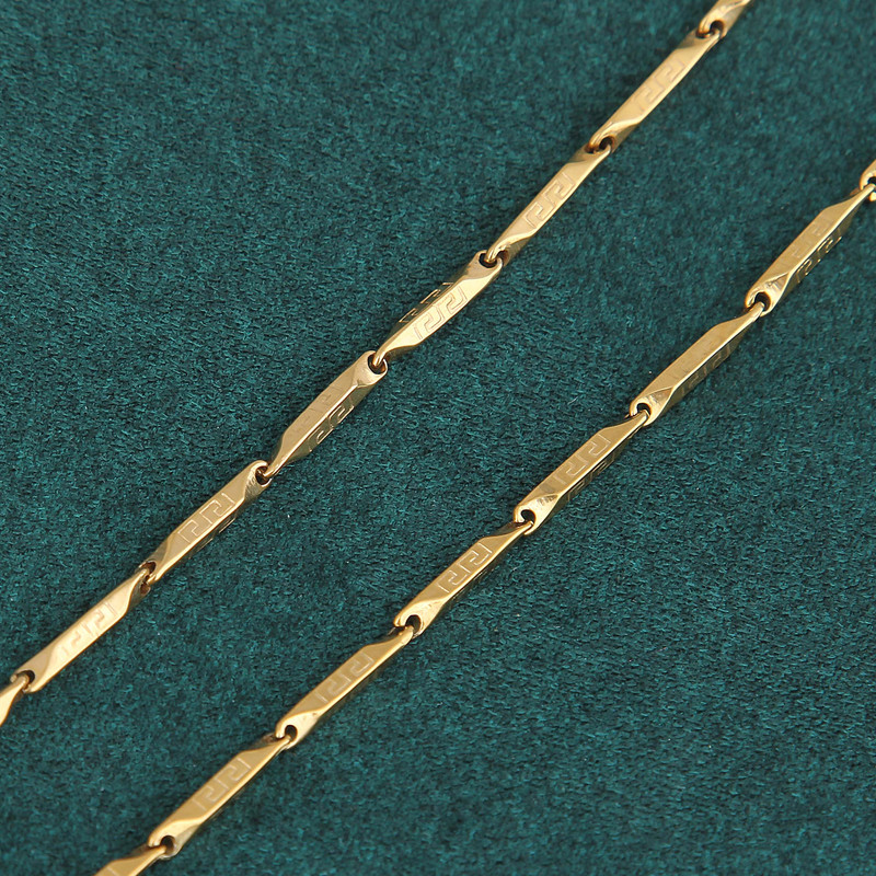 زنجیر زنانه بازرگانی میلادی مدل فانتزی استیل کد ZR_086