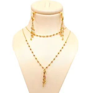 نیم ست طلا 18 عیار زنانه قلب اقیانوس مدل البرنادو آویز