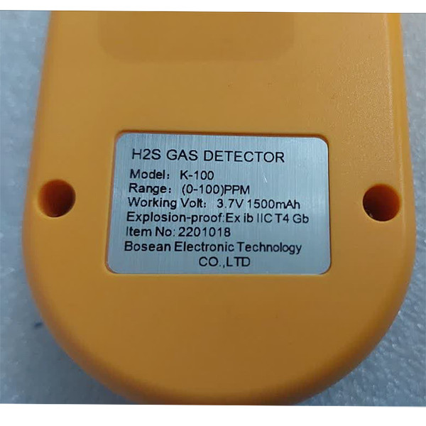 دستگاه هشدار دهنده گاز H2S بوسین مدل K-100
