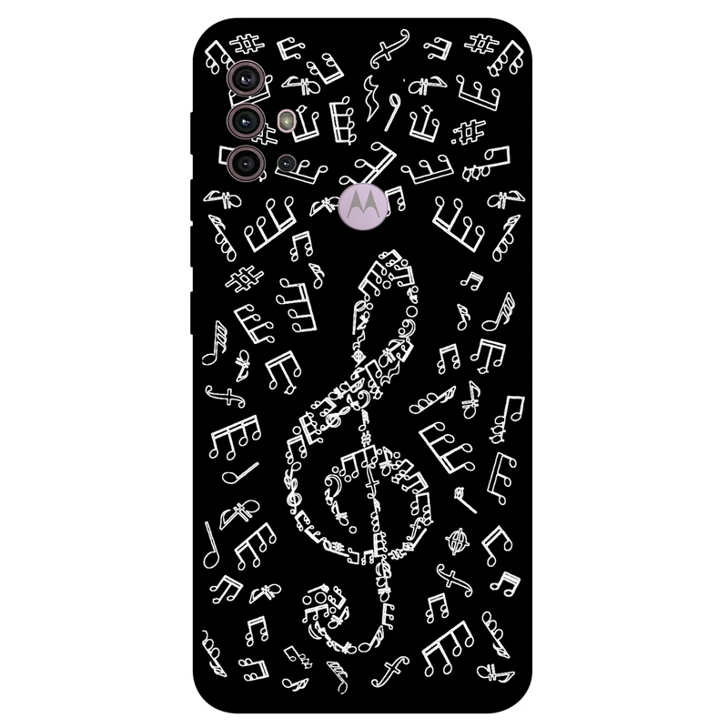 کاور مگافون طرح نوت موسیقی مدل 1370 مناسب برای گوشی موبایل موتورولا Moto G30