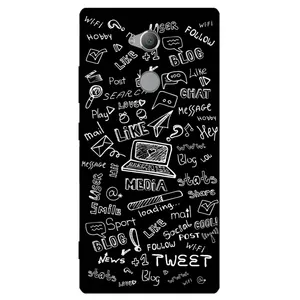 Megafone Social Media 1898 Cover For Sony Xperia L2