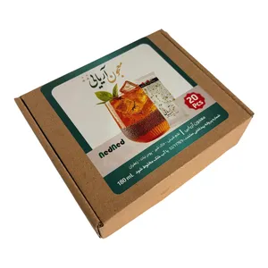 پودر شربت تخم شربتی و خاکشیر و زعفران و پودر نبات ندند - 440 گرم بسته 20 عددی