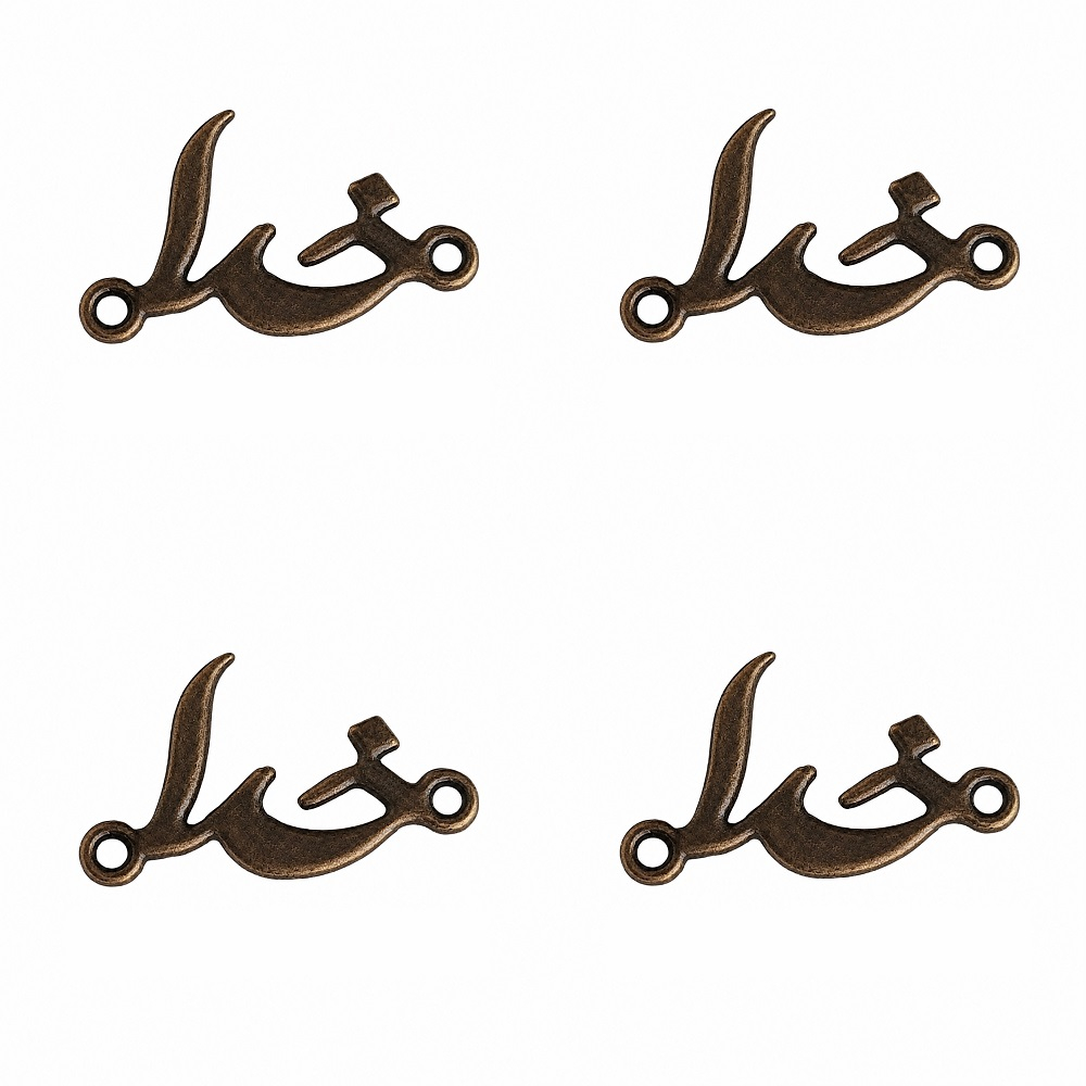 آویز دستبند مدل 3358 طرح خدا بسته 4 عددی