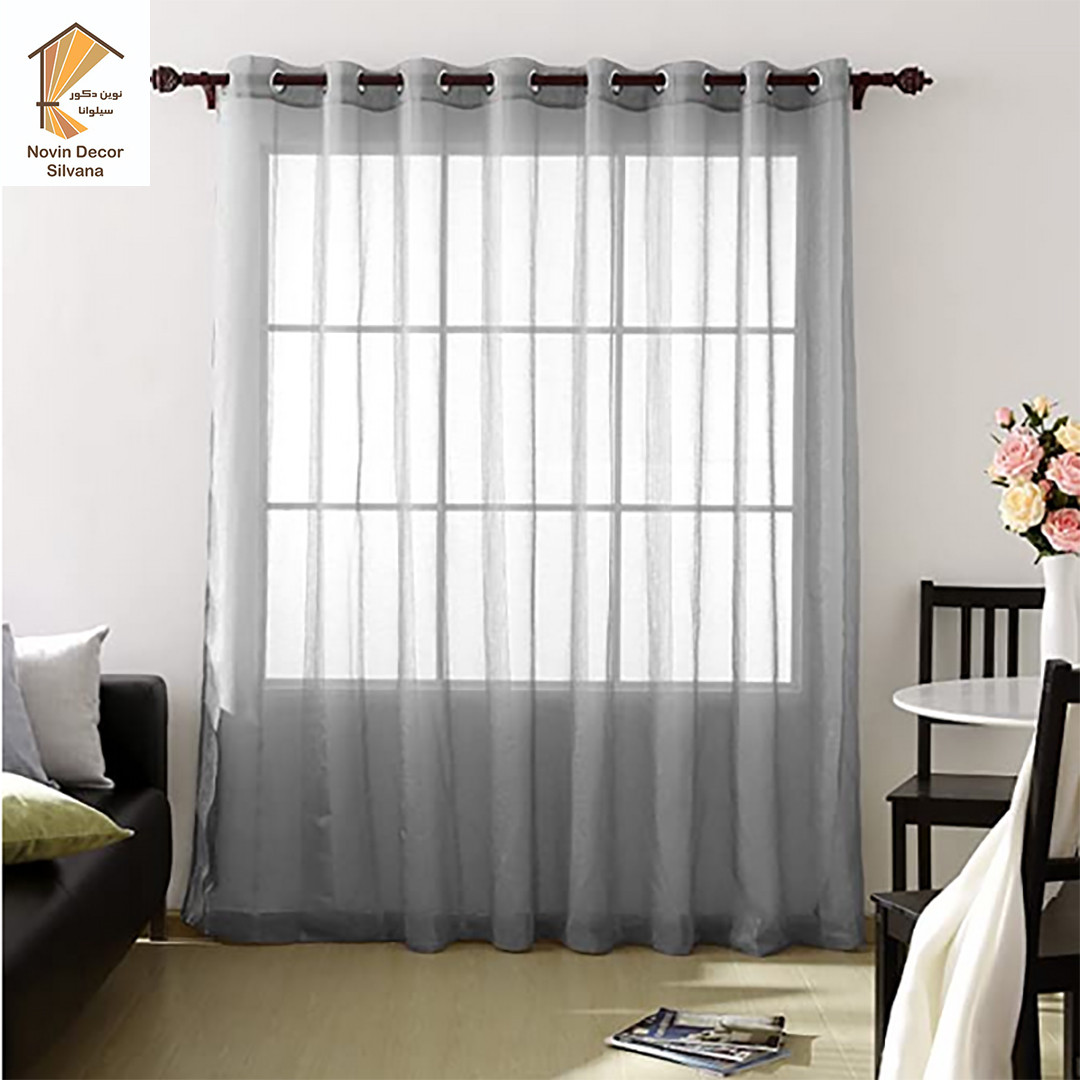 پرده نوین دکور سیلوانا مدل حریر 3 سایز 280 × 300 سانتی متر