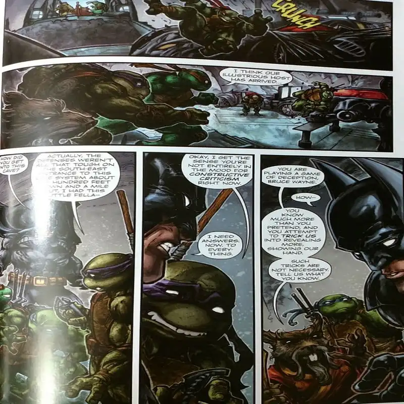 مجله BATMAN TEENAGE MUTANT NINJA TURTLES دسامبر 2015