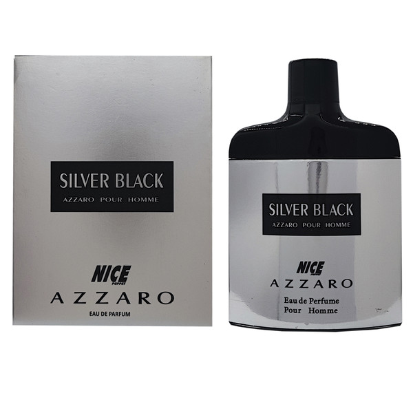 ادوپرفیوم مردانه نایس پاپت مدل azzaro silver black حجم 85 میلی لیتر