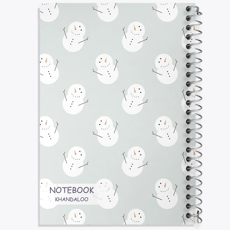 دفتر نقاشی 50 برگ خندالو طرح آدم برفی کد N424