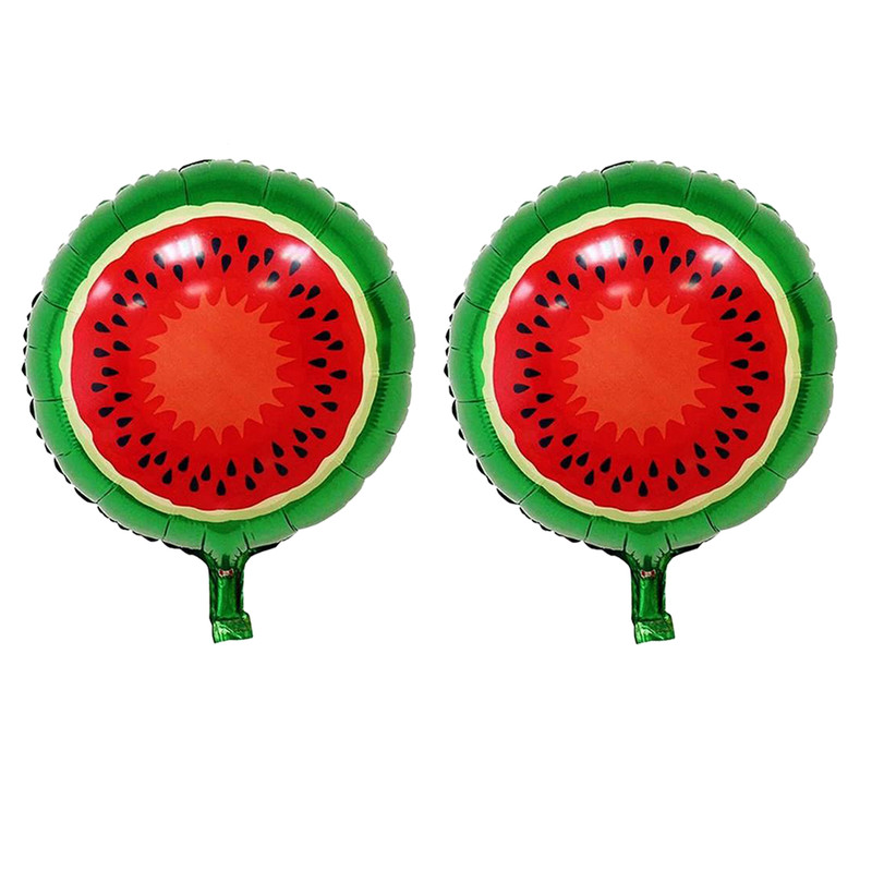 بادکنک فویلی طرح هندوانه کد mp557 مجموعه 2 عددی