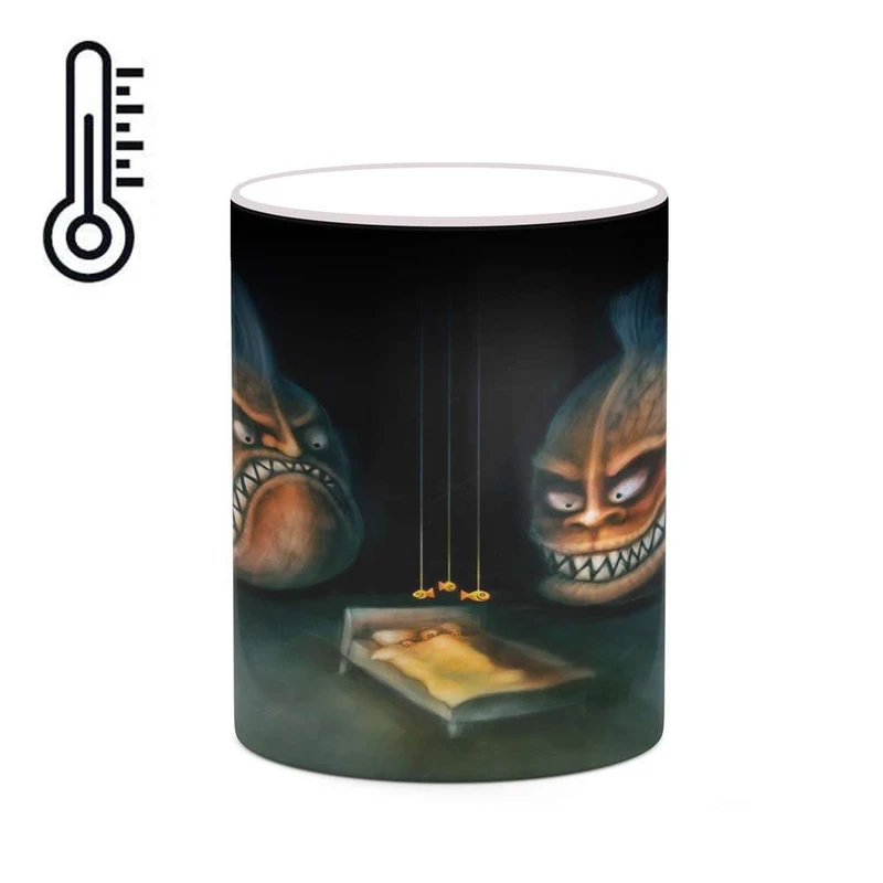 ماگ حرارتی کاکتی مدل زمینه فانتزی کد mgh19101