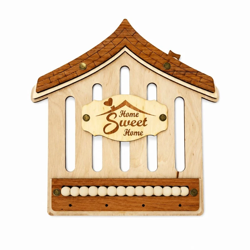 جا کلیدی طرح کلبه چوبی