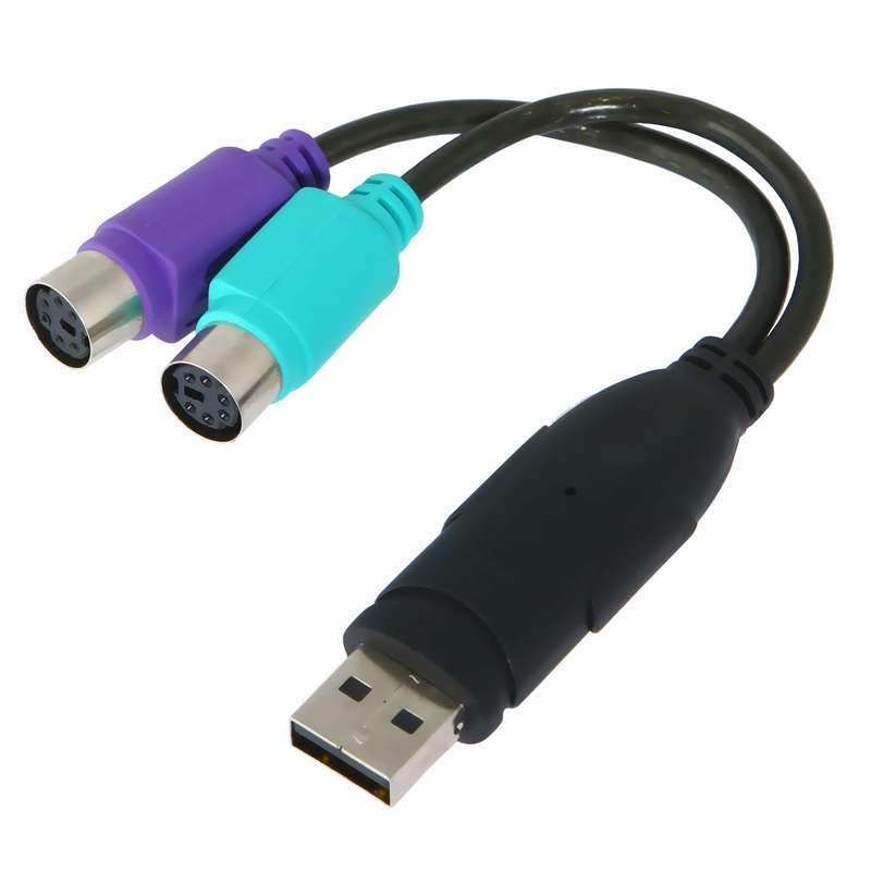 مبدل USB به PS/2 مدل F-155 مبدل USB به PS/2 مدل F-155