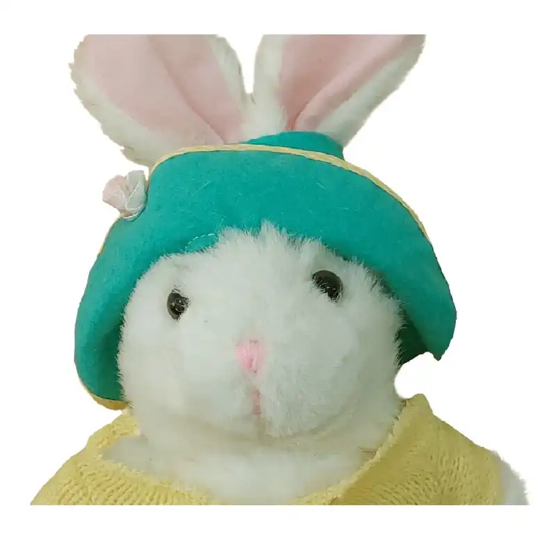 عروسک طرح خرگوش مدل Rabbit with Hat کد SZT7/484 ارتفاع 27 سانتی‌متر