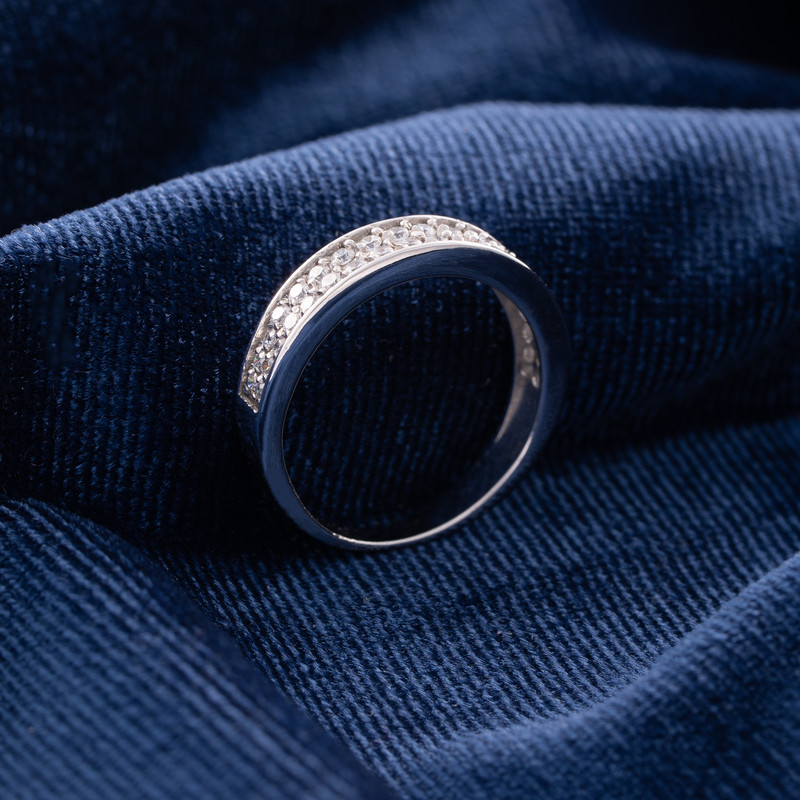 انگشتر طلا 18 عیار جواهری سون مدل 1608