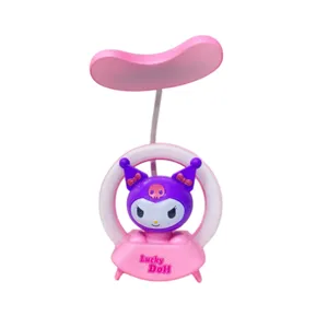 چراغ مطالعه شارژی مدل رینگ لایت دار کرومی