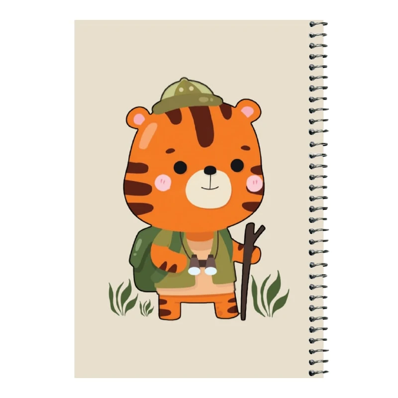 دفتر مشق 80 برگ اس جی مدل ببر کد ۱۵    