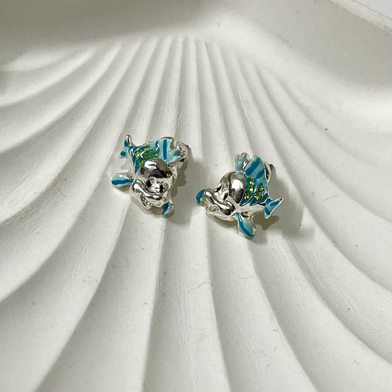 گوشواره دخترانه مدل ماهی گوشواره دخترانه مدل ماهی