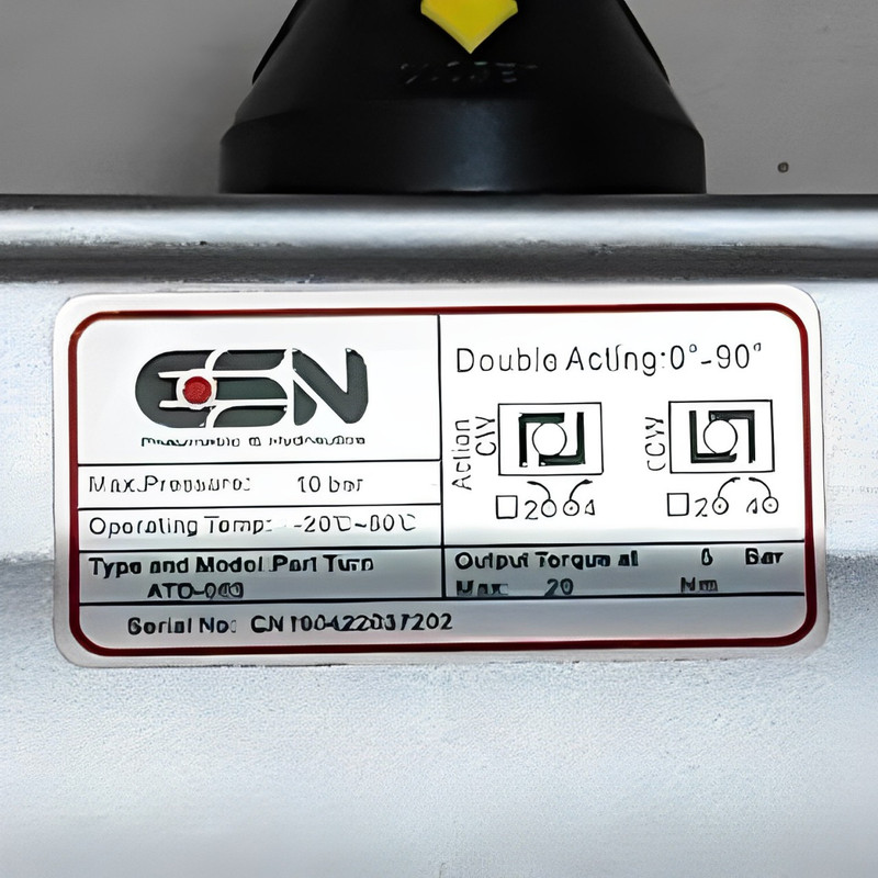 اکچویتور پنوماتیک بادی ای اس ان مدل  ATD-063