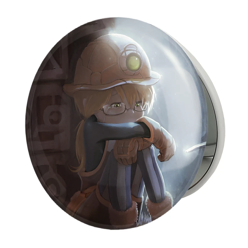 آینه جیبی خندالو طرح ریکو انیمه ساخته شده در پرتگاه Made in Abyss مدل تاشو کد 22114 