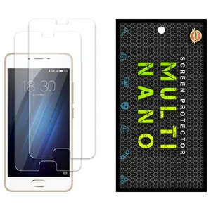 Multi Nano X-S2N Screen Protector For Meizu M3s Pack of 2