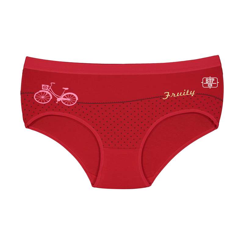 شورت زنانه برهان تن پوش مدل اسلیپ دوچرخه ZS2-03 رنگ قرمز