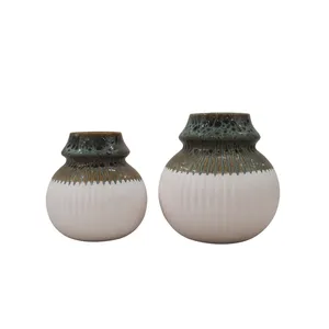 گلدان دکوری مدل توپی کد g15 بسته 2 عددی