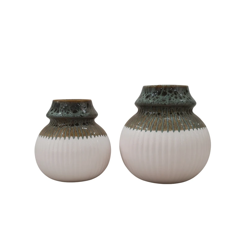 گلدان دکوری مدل توپی کد g15 بسته 2 عددی