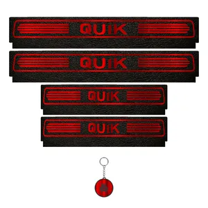 برچسب پارکابی خودرو لندمون کد LM063 MR مناسب برای کوئیک مجموعه 4 عددی به همراه جا کلیدی