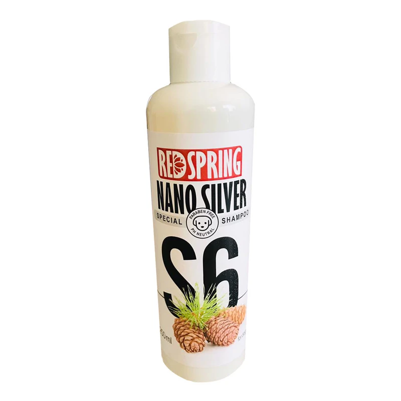 شامپو سگ رد اسپرینگ مدل nano sliver حجم 250 میلی لیتر