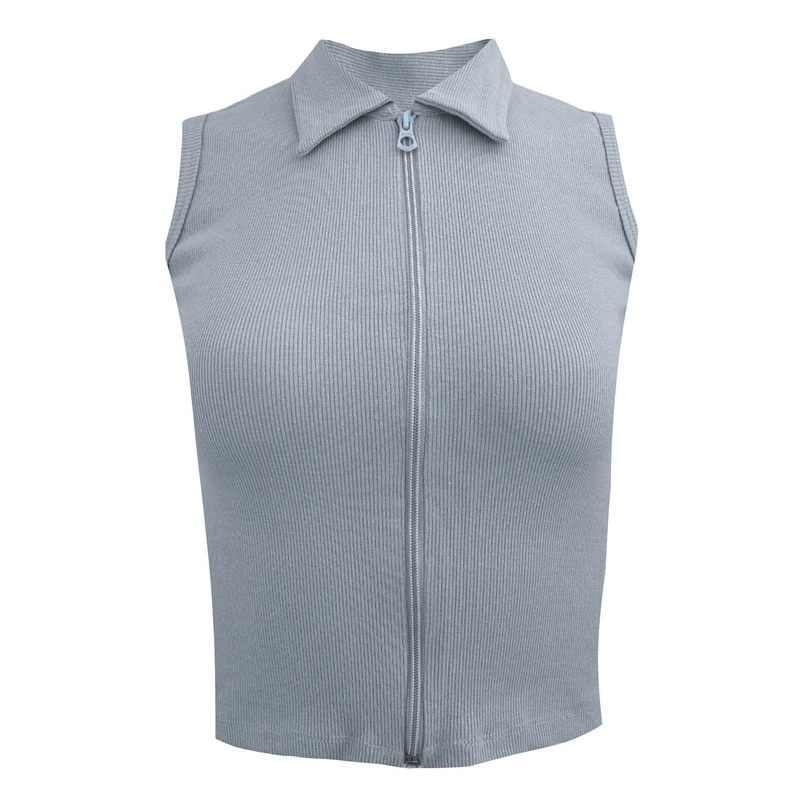 کراپ‌تاپ زنانه مدل کش کبریتی پنبه تمام زیپ کد 1019