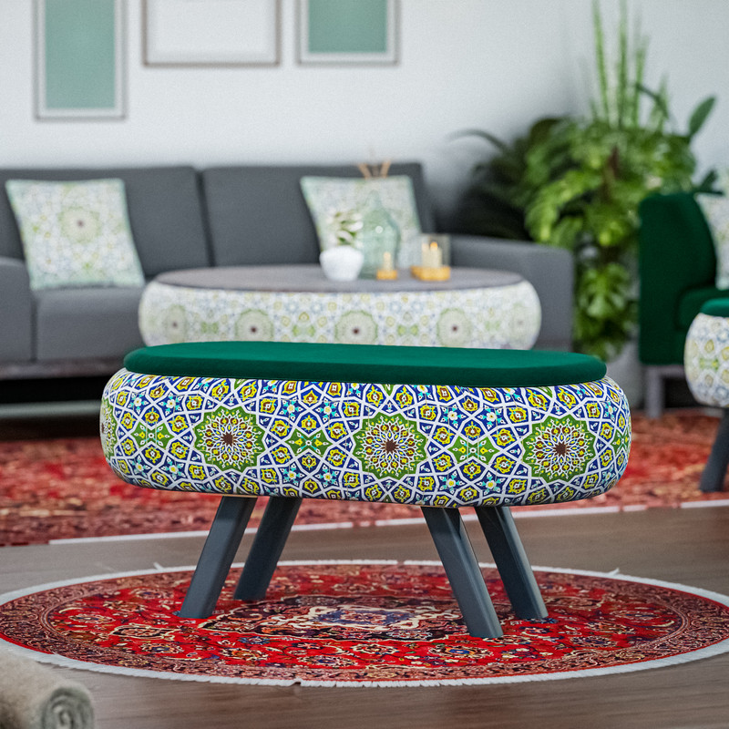 پاف مدل نیمکتی کد AK-67 90 پاف مدل نیمکتی کد AK-67 90