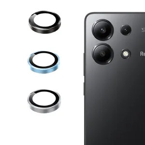 محافظ لنز دوربین فلزی مدل Objektif مناسب برای گوشی موبایل شیائومی Redmi note 14s