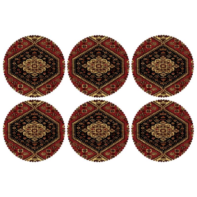 زیر لیوانی مدل C2-42456 بسته 6 عددی زیر لیوانی مدل C2-42456 بسته 6 عددی