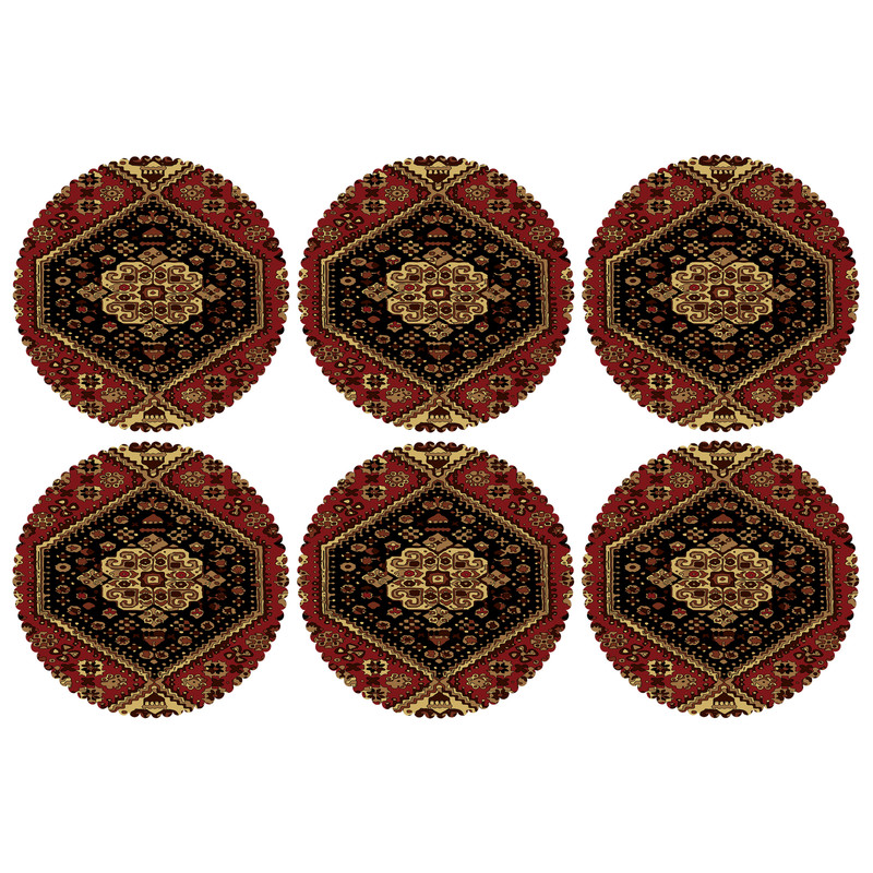 زیر لیوانی مدل C2-42456 بسته 6 عددی زیر لیوانی مدل C2-42456 بسته 6 عددی