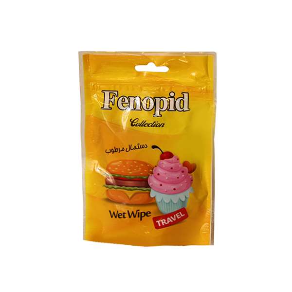 دستمال مرطوب فنوپید کد 5 مجموعه 6 عددی